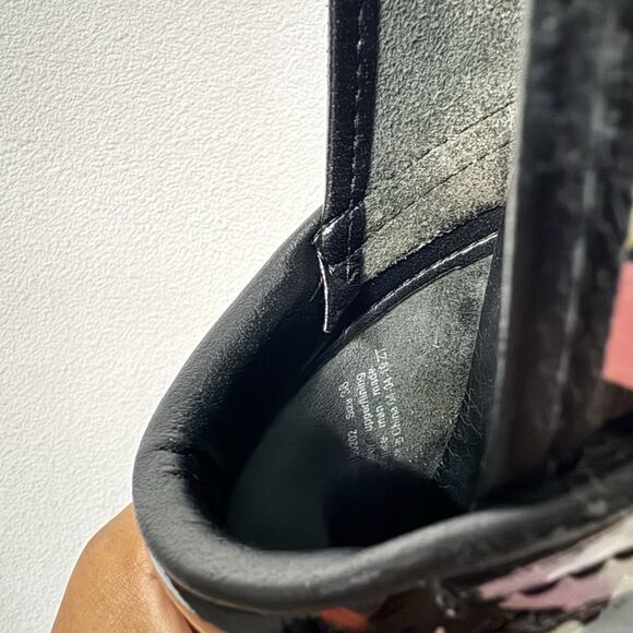 Dansko XP 2.0 Clogs Multi Brushstroke Patent Leather Sz 38‎ US 8 Artsy Weirdcore - Picture 2 of 6